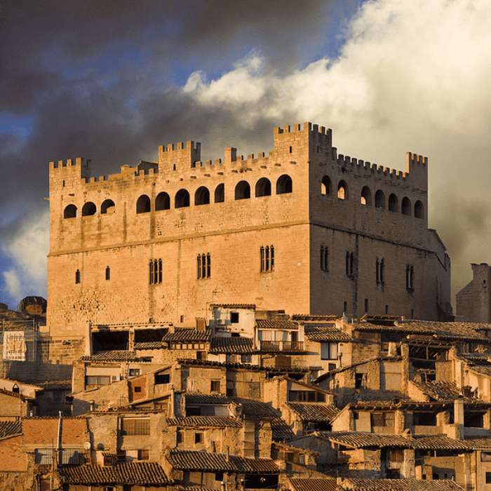 Castillo de Valderrobres en el casco histórico